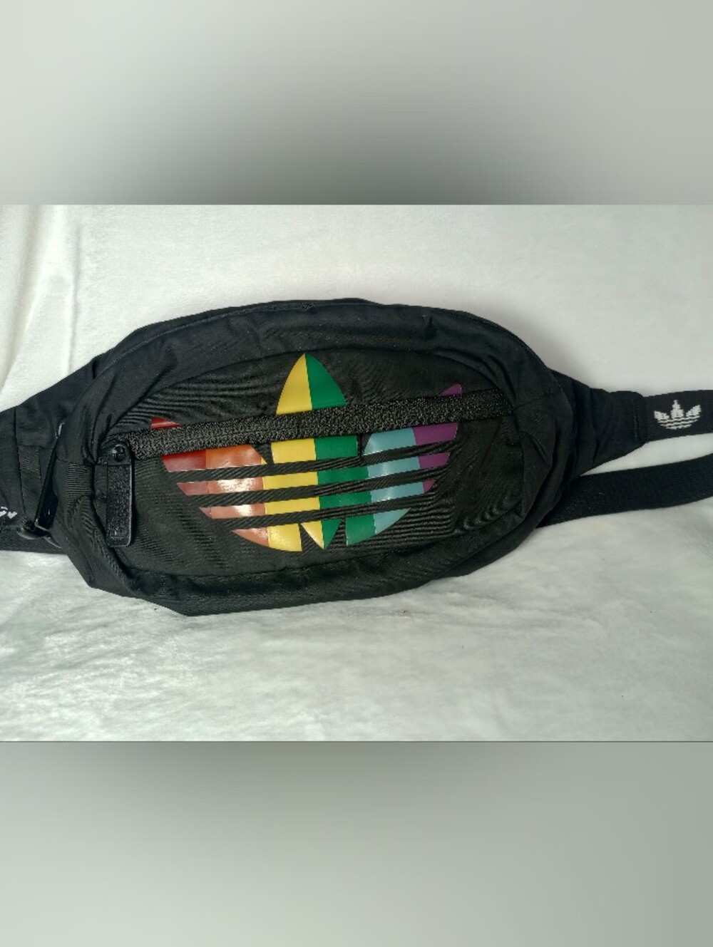 Adidas Fanny Pack Rainbow Colorway Trefoil Love Unites Pride Festival Travel Bag